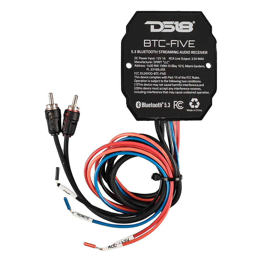 DS18 Universal Wireless Bluetooth 5.3 Audio Receiver [BTC-FIVE] DS18