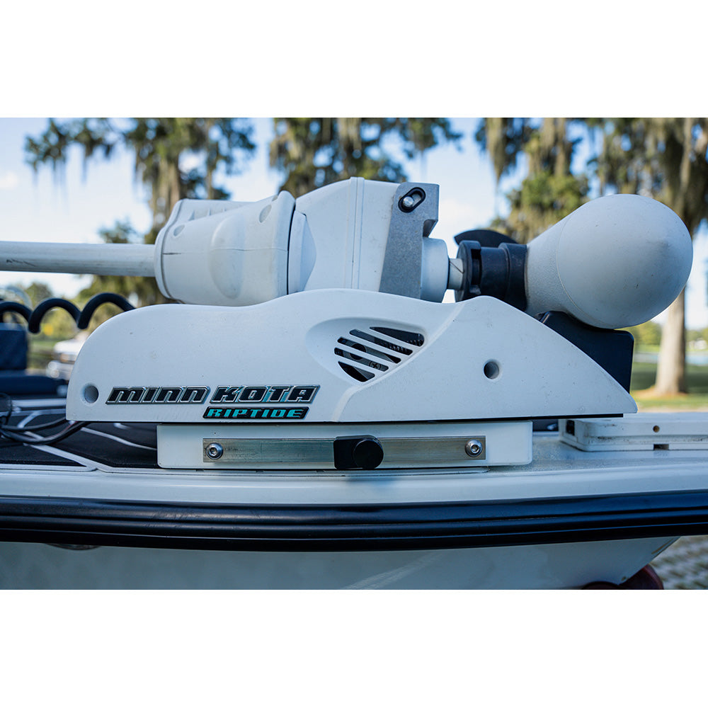 Secure Outdoors Elite Lock - Single - Minn Kota QRB - Silver [SO-EL-S-MK-SV] - BuoyMart.com  Trolling Motor Accessories Secure Outdoors