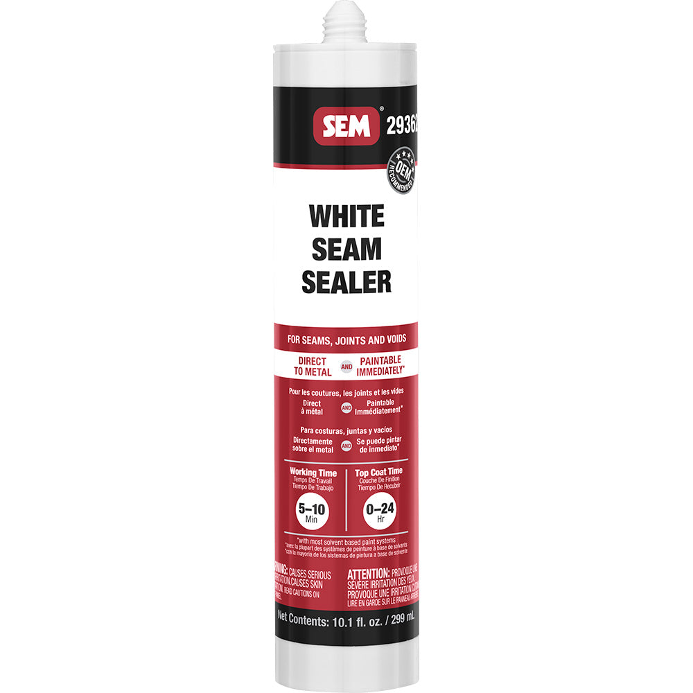SEM 1K Seam Sealer - 10.1oz Tube - White [29362] SEM