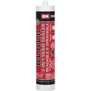 SEM 2-IN-1 Seam Sealer - 9.5oz Tube - Black [29492] SEM