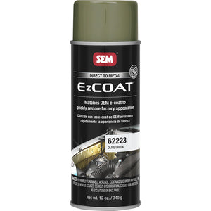 SEM Ez Coat - 16oz Aerosol Can - Olive Green [62223] SEM