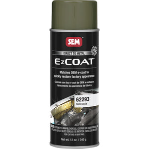 SEM Ez Coat - 16oz Aerosol Can - Dark Green [62293] SEM