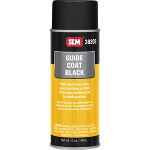 SEM Guide Coat - 16oz Aerosol Can - Black [38203] SEM