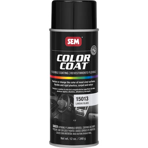 SEM Color Coat - 16oz Aerosol Can - Landau Black [15013] SEM