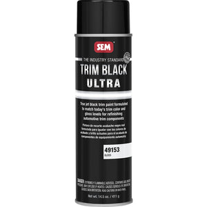 SEM Trim Black Ultra - 20oz Aerosol Can - Gloss Finish [49153] SEM