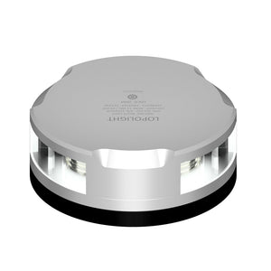 Lopolight 360-Degree Anchor Light - 2nm - Silver Housing w/FB Base - 2.5M Cable [201-012-FB 2.5M] Lopolight