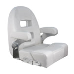 Springfield Center Console Helm Flip-Up - White/White [1042035-W] Springfield Marine