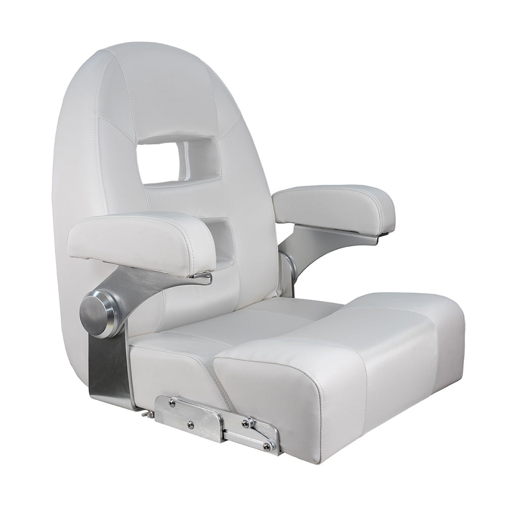 Springfield Center Console Helm Flip-Up - White/White [1042035-W] Springfield Marine