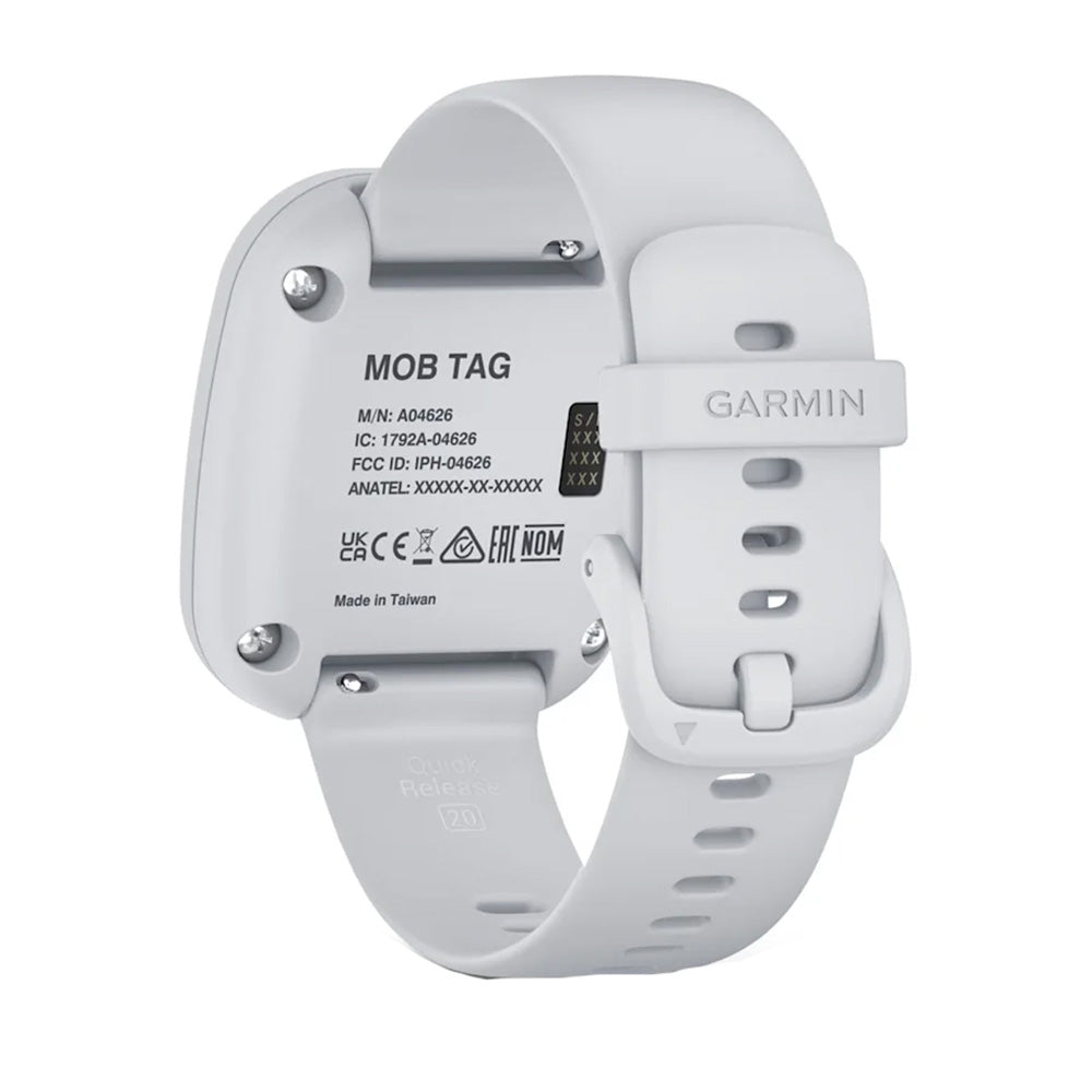 Garmin MOB Tag w/White Quick Release Band [010-02908-30] Garmin