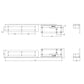 TACO Command Ratchet Hinge - 18-1/2" - 316 Stainless Steel Polished w/Hard Stop [H25-0048] TACO Marine