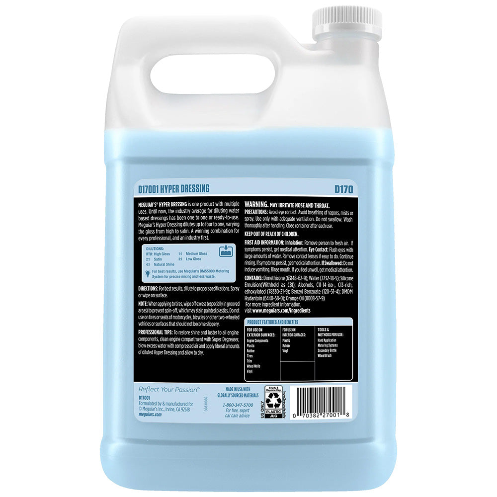 Meguiar's Hyper Dressing - 1 Gallon [D17001] Meguiar's
