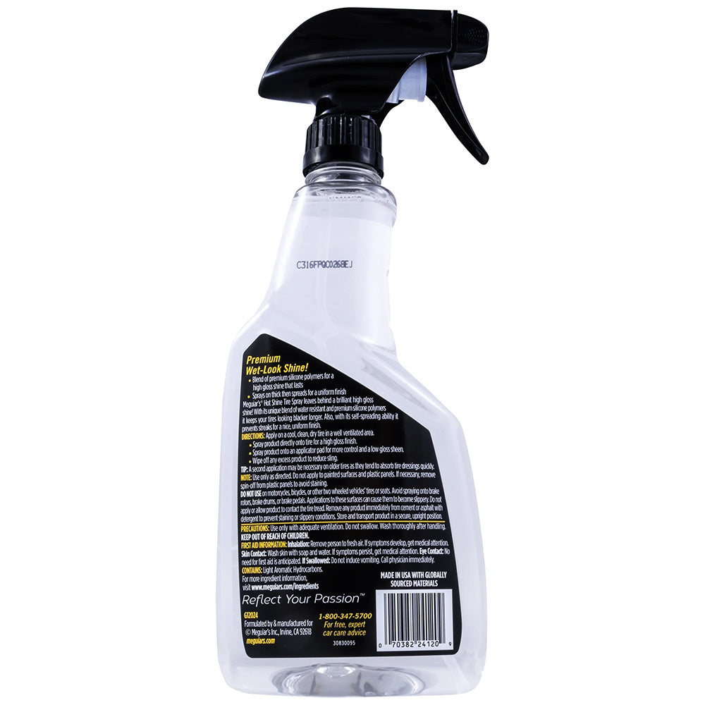 Meguiar's Hot Shine Tire Spray - 24oz [G12024] Meguiar's