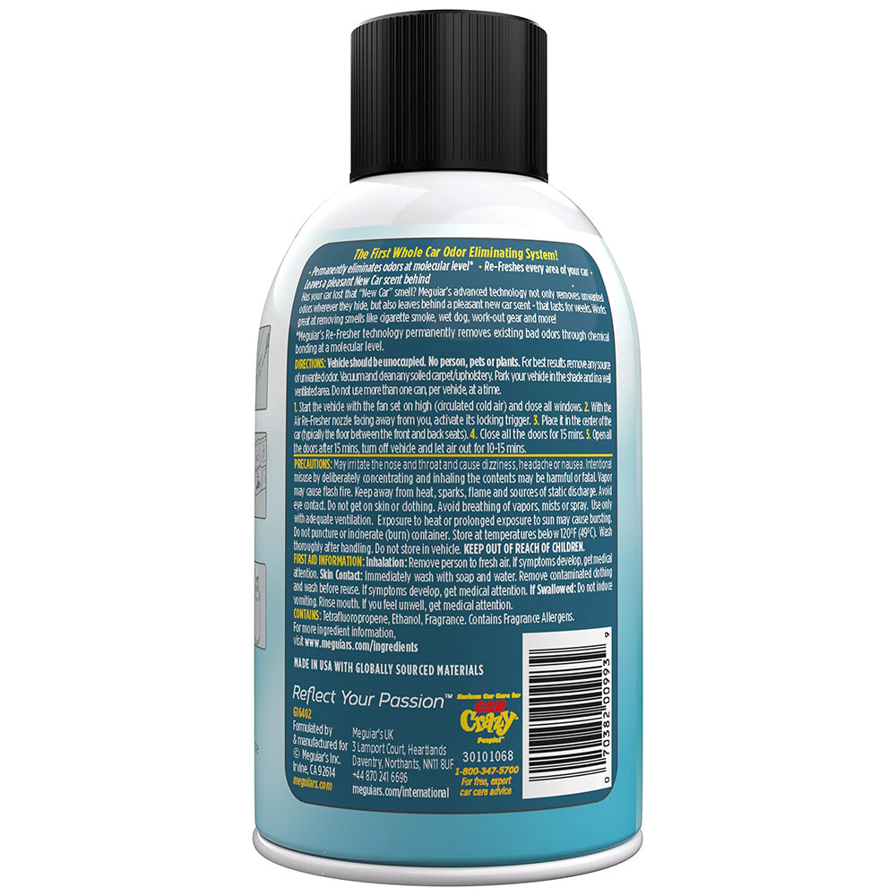 Meguiar's Whole Car Air Refresher Odor Eliminator - New Car Scent [G16402] Meguiar's