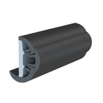 TACO SuproFlex Rub Rail Kit w/Flex Vinyl Overlay Insert - 2"H x 1-1/4"W x 80'L - Black w/Black Insert [V11-9993BBK80-2] TACO Marine