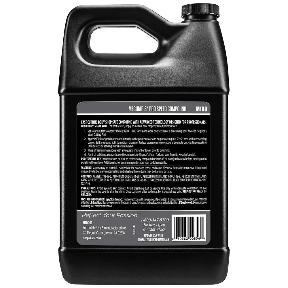 Meguiar's Pro Speed Compound - 1 Gallon [M10001] Meguiar's