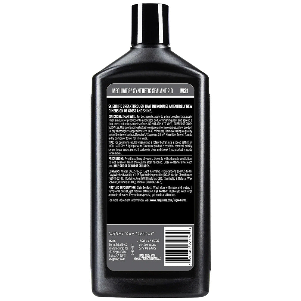 Meguiar's Professional Synthetic Sealant 2.0 - 16oz [M2116] Meguiar's