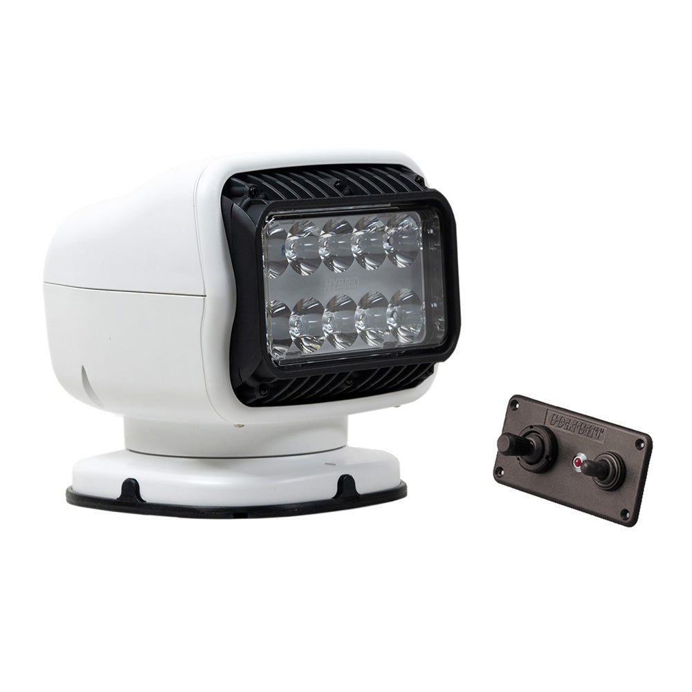 Golight GT Series LED Hybrid Light Permanent Mount w/Hardwired Dash Mount Remote - 12V - White [20208GT] Golight