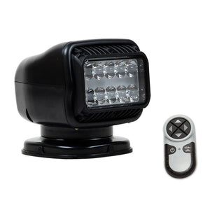 Golight GT Series LED Hybrid Light Permanent Mount w/Hardwired Dash Mount Remote - 12V - Black [20218GT] Golight