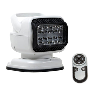 Golight GT Series LED Hybrid Portable Light w/Permanent Shoe Mount Handheld Wireless Remote - 12V - White [79008GT] Golight