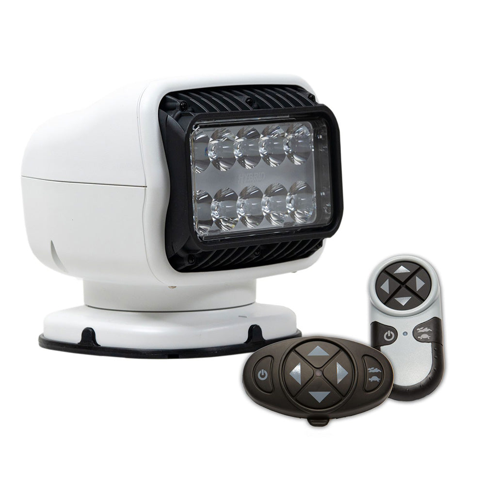 Golight GT Series LED Hybrid Light Permanent Mount w/Handheld  Wireless Dash Mount Remotes - 12V - White [20078GT] Golight