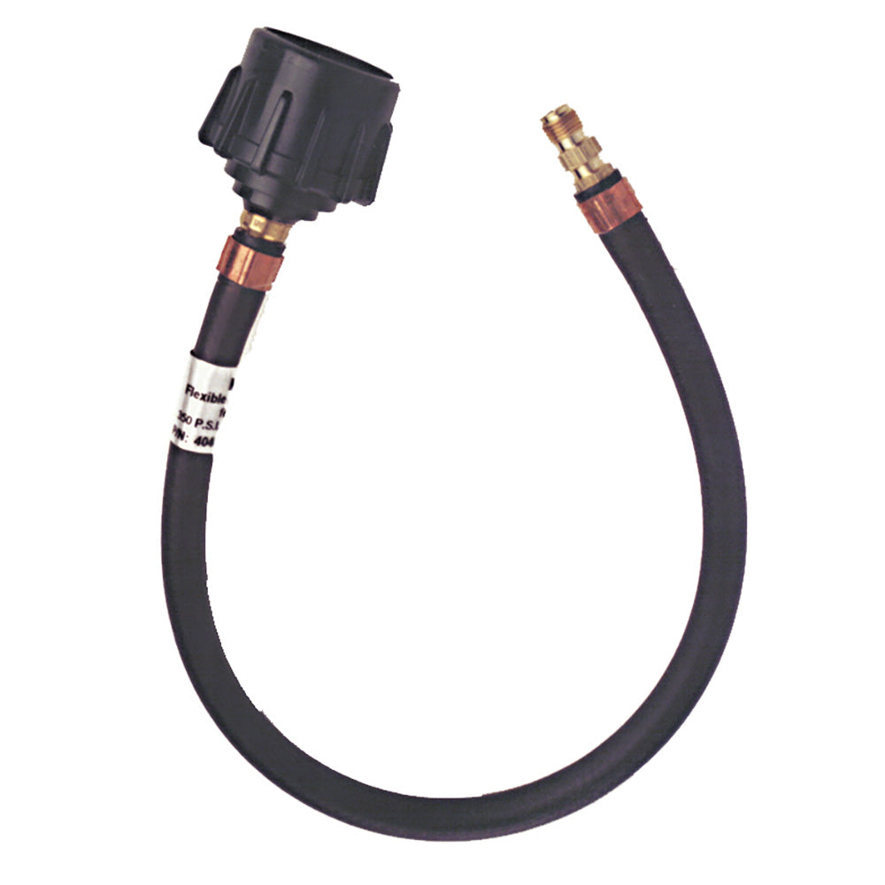 Trident Marine 20" Pigtail Hose Quick Connect w/1/4" Male Inverted Flare Fitting [1014-1415-20] Trident Marine
