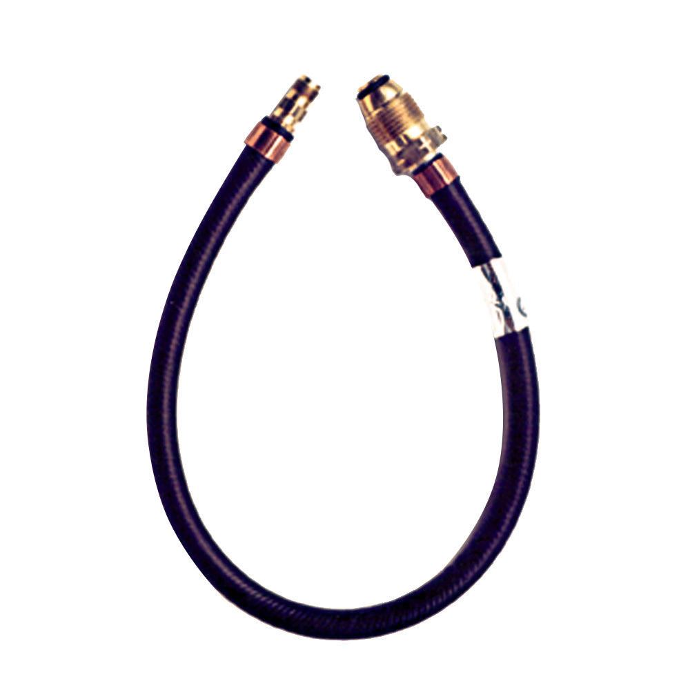 Trident Marine 20" Pigtail Hose Male Fitting x 1/4" Male Inverted Flare Fitting [1014-1401-20] Trident Marine