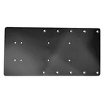 Sea Brackets 16" Straight Trolling Motor Plate - Black [SEA2323-BLK] Sea Brackets