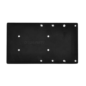 Sea Brackets 14" Straight Trolling Motor Plate f/Garmin Kraken - Black [SEA2312-BLK] Sea Brackets