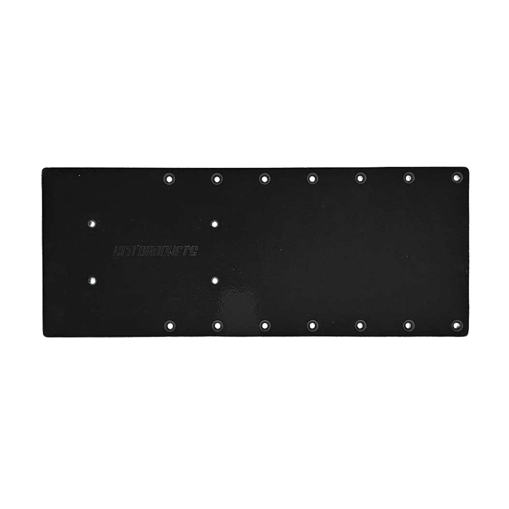 Sea Brackets 18" Straight Trolling Motor Plate f/Garmin Kraken - Black [SEA2302-BLK] Sea Brackets
