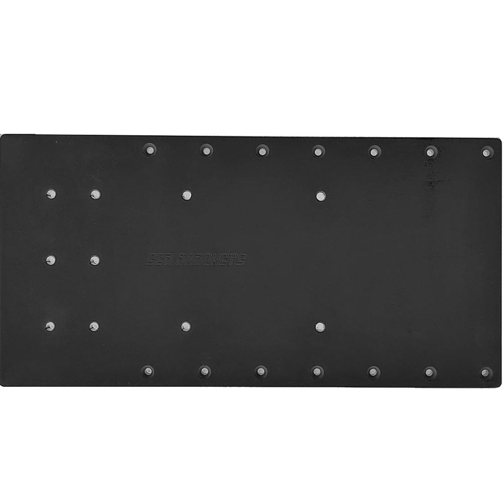 Sea Brackets 20" Straight Trolling Motor Plate f/Minn Kota Quest - Black [SEA2310-BLK] Sea Brackets