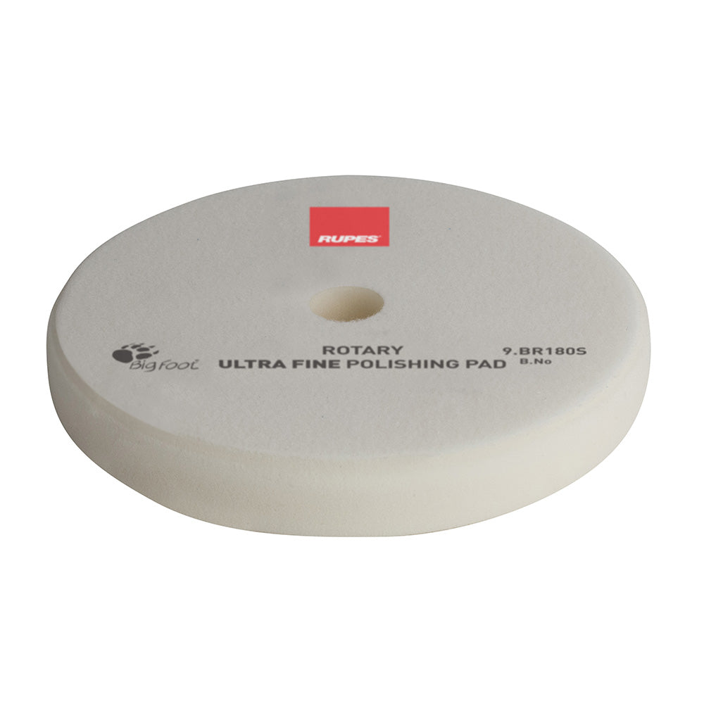 RUPES Rotary Ultra-Fine Polishing Foam Pad 155/160mm - White [9.BR180S] RUPES