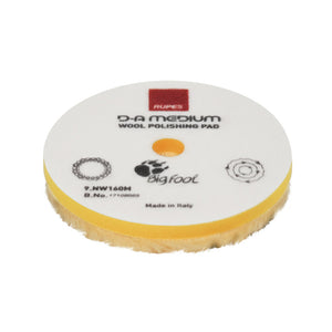 RUPES D-A Medium Wool Polishing Pad 80mm - Yellow [9.NW80M] RUPES