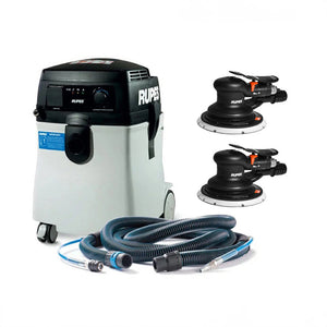 RUPES S245 Portable Vacuum Long Hose Kit w/(1) RH356A  (1) RH359A Skorpio Sander [S245EPL/KL2-69] RUPES