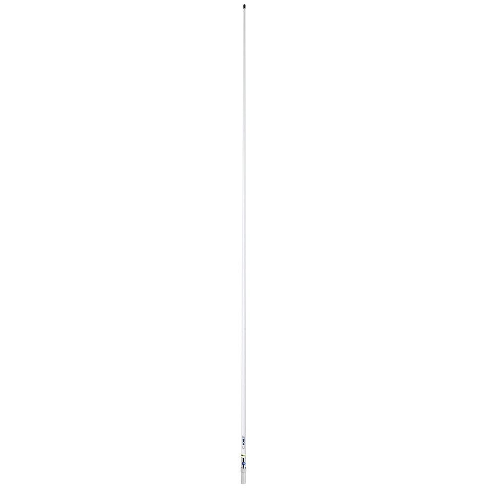 Scout 8' QuickFit White VHF Antenna w/5M Cable + FME Quick 6 Foam Filled 6db Solid Brass  Copper Element [PF AN NVHF00040T] Scout
