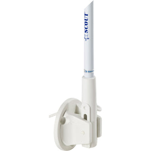 Scout 5' White VHF Antenna 3dB Lift  Lay Mount w/5M RG-58 [PF AN NVHF00005] Scout