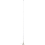 Scout 5' White VHF Antenna 3dB Lift  Lay Mount w/5M RG-58 [PF AN NVHF00005] Scout