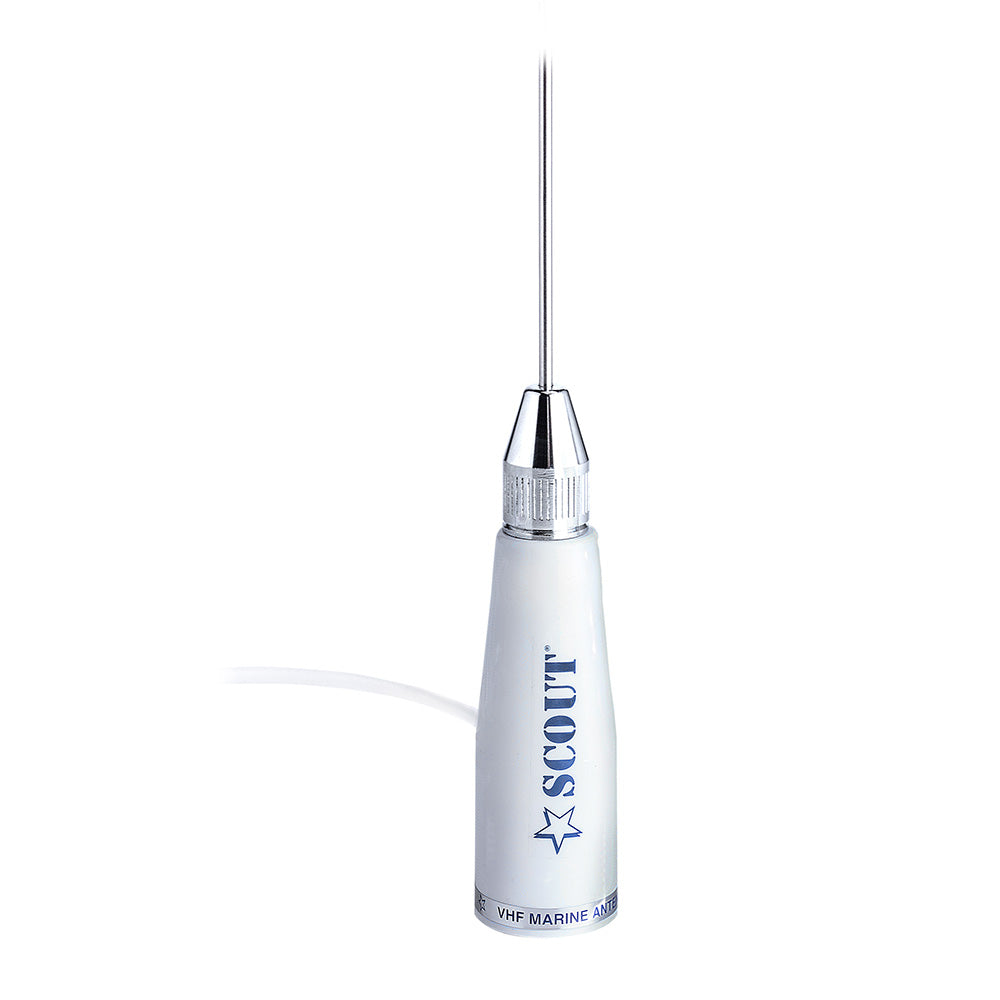 Scout 3.3' Stainless VHF Whip Antenna 3dB w/5M RG-58 Coax KS23A [PF AN NVHF00006T] Scout