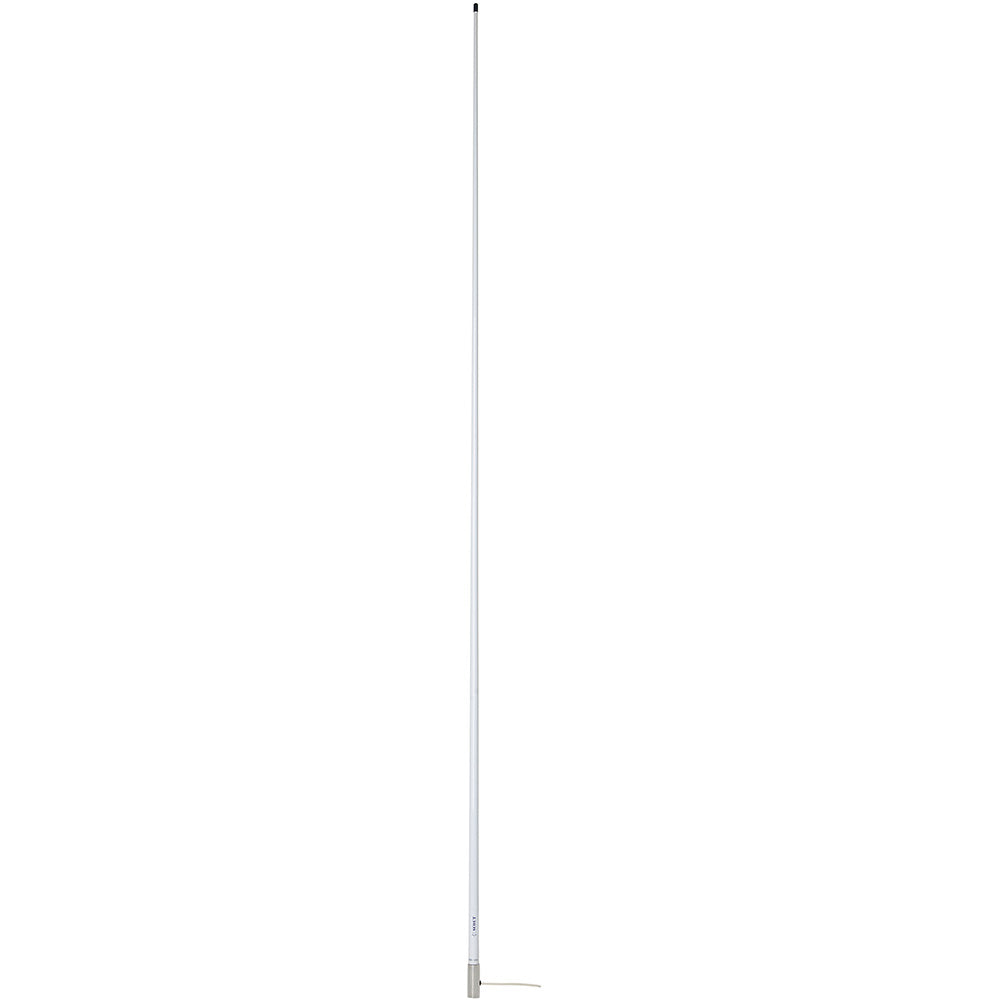 Scout 8' White VHF Antenna 6dB Stainless Steel Ferrule w/5M RG-58 Coax Includes PL-259 KS-42 [PF AN NVHF00007T] Scout