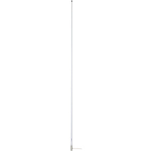 Scout 8' White VHF Antenna 6dB Stainless Steel Ferrule w/5M RG-58 Coax Includes PL-259 KS-42 [PF AN NVHF00007T] Scout