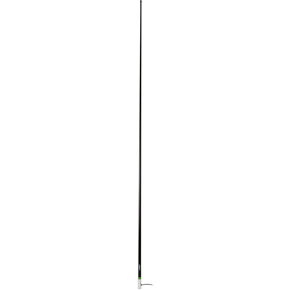 Scout 8' Black VHF Antenna 6dB Heavy Stainless Steel Ferrule w/6M RG-8x Includes PL-259 Heavy Duty Offshore Antenna KS-43 [PF AN NVHF00021T] Scout
