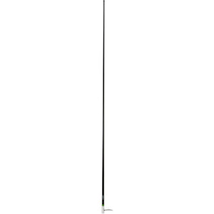Scout 8' Black VHF Antenna 6dB Heavy Stainless Steel Ferrule w/6M RG-8x Includes PL-259 Heavy Duty Offshore Antenna KS-43 [PF AN NVHF00021T] Scout