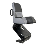 Shark EPIC Seat w/Flex Suspension - Grey Vinyl - Regular Handle [FEAX1000G] Shark Seating