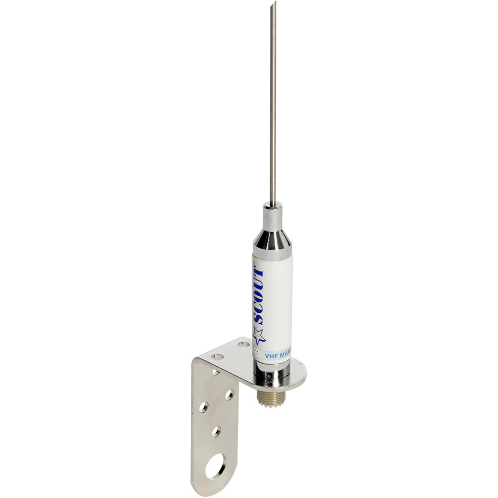 Scout 3' Stainless VHF Whip 3dB w/Bracket f/Sailboats - No Cable [PF AN NVHF00012T] Scout