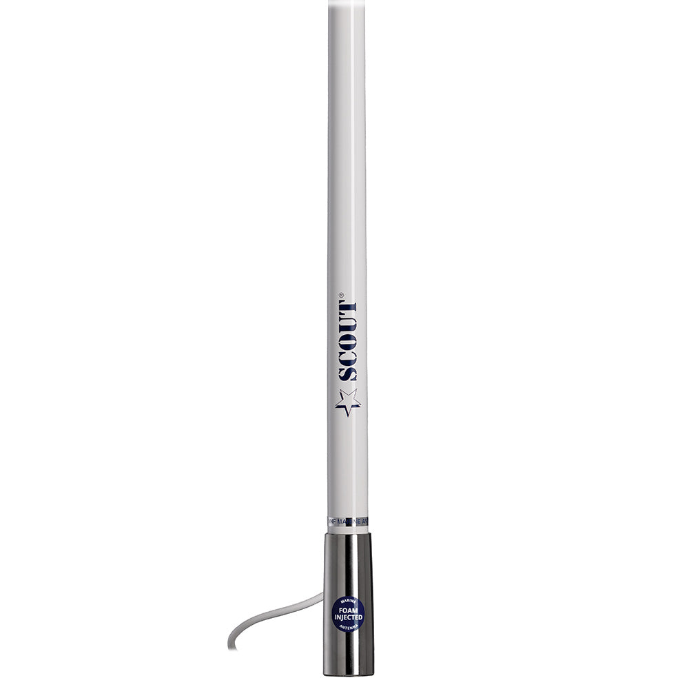 Scout 4' White AM/FM Antenna Fiberglass [PF AN NAMFM011T] Scout