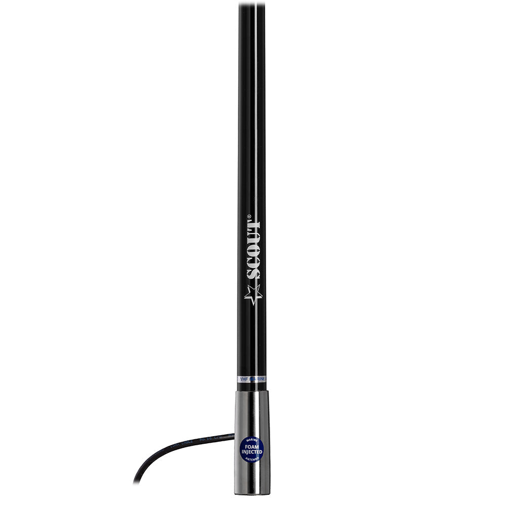 Scout 4' Black AM/FM Antenna Fiberglass [PF AN NAMFM012T] Scout