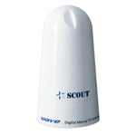 Scout Wave 4" White TV Antenna Omnidirectional 25dB Gain w/10M, 75 ohms, Cable [PF AN NTV002] Scout