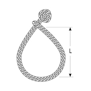 Ronstan Soft Shackle - Size L - 9mm x 100mm w/Robline Line [DSH-9GRY] Ronstan