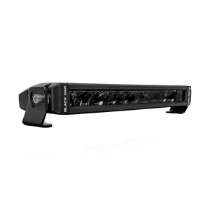Black Oak Single Row Slim 10" 150W Dual Color LED Light Bar - White  Yellow - Combo Beam [10C-AW] Black Oak LED