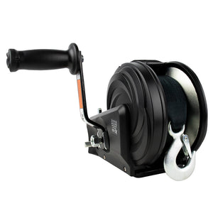 Powerwinch Select Series Winch 1,800lb, 2 Speed, 6" Crank Arm - Carbon Black [21400-W-1800-6-B-R] Powerwinch
