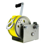 Powerwinch Utility Series Winch 3,200lb, 2 Speed, 11" Crank Arm - Zinc [21500-W-3200-11-Z-R] Powerwinch